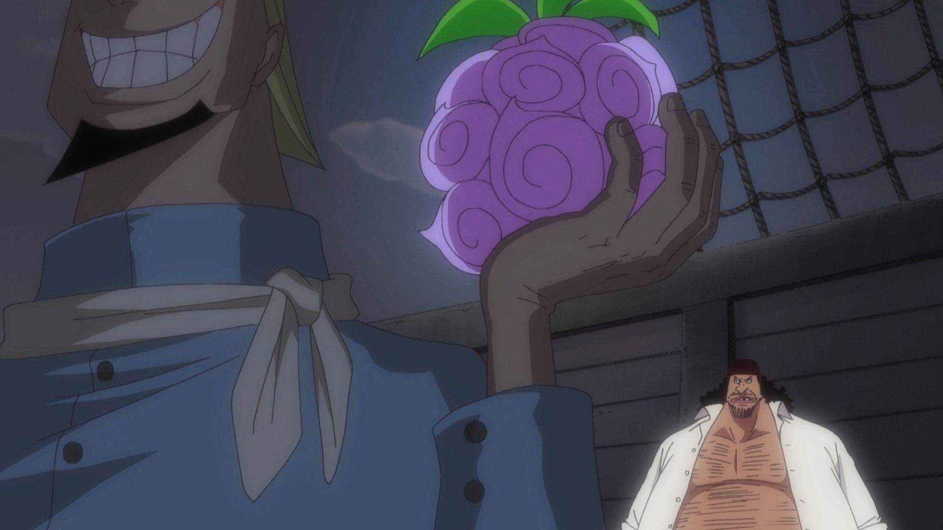 Blackbeard steals the Yami Yami no Mi from Thatch in One Piece (Image via Toei Animation)